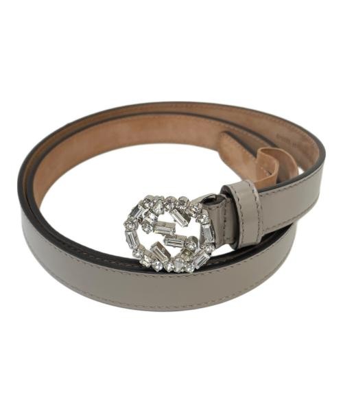 GUCCI Crystal Interlocking Belt