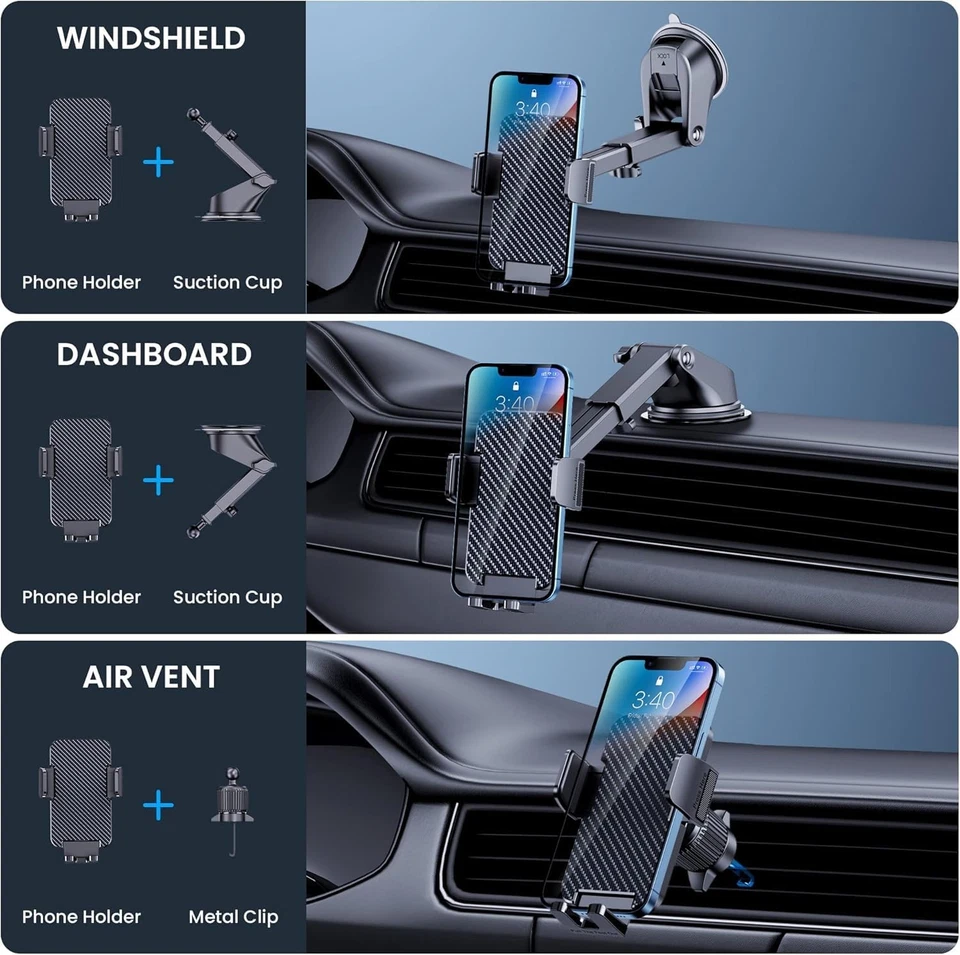 Base Para Poner Sujetar El Telefono En Carro Soporte Porta Celular de Movil HUD - Image 2 of 4