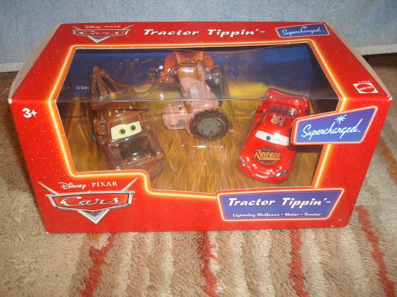 cars tractor tippin track set