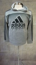 Adidas Boys Gray Hoodie Pullover Size XL 18/20 