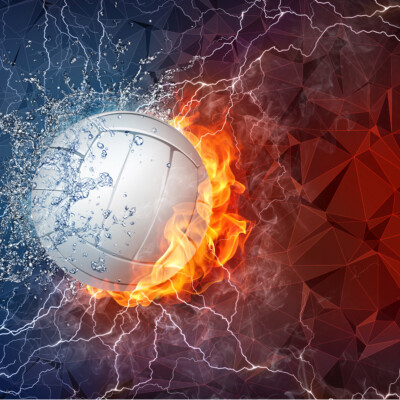 VLIES FOTOTAPETE Selbstklebende TAPETEN XXL Volleyball ABSTRAKTION 3D 3273