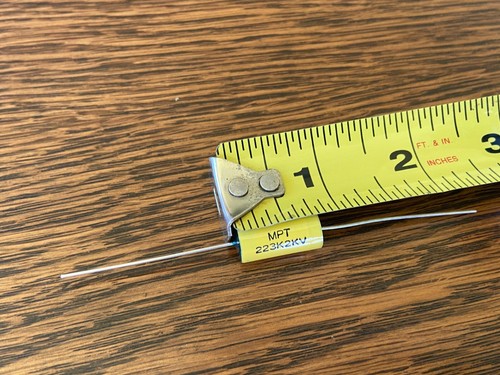 New 2000v MPT Axial Film Capacitor 2kv .005 .01 .022 .033 .047 .05 .1 .15 .22 uf - Picture 26 of 77