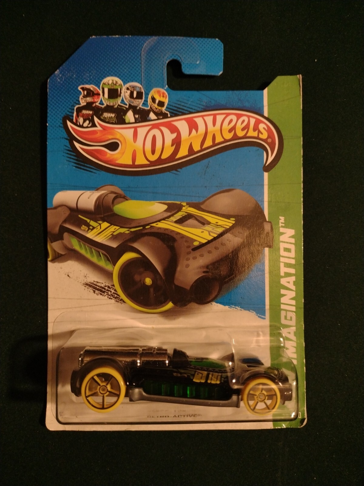 Hot Wheels 2013 RETRO-ACTIVE #56/250 Black HW Imagination: Future Fleet X1706