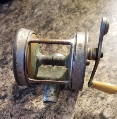 ANTIQUE VINTAGE FISHING REEL TRIPART MEISSELBACH NJ 580 lure bait