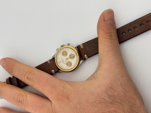 Eberhard & Co. Contograf 32026 Chronograph Contograf Trois Calibre Lemania 1873 - Foto 4 di 18