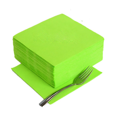 400er Set Papiertücher 2-fach 38x38 cm - Apfelgrün
