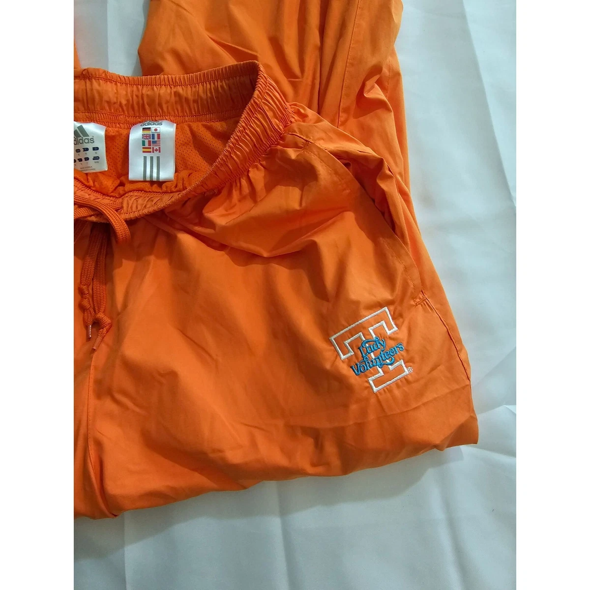Adidas orange tracksuit clearance pants