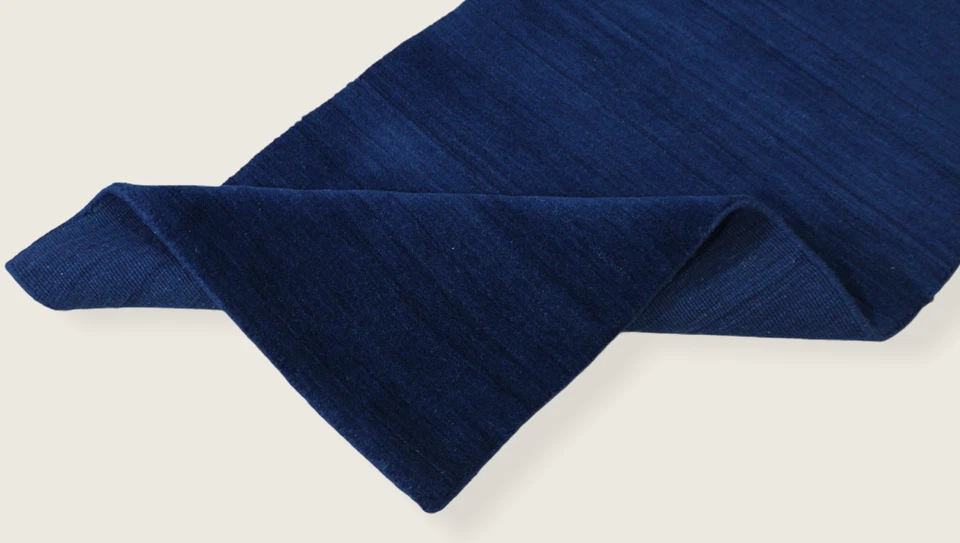 Blau Brücke 100% Wolle 75X240 cm Handgewebter Teppich Orientteppich C21 - Bild 4 von 4