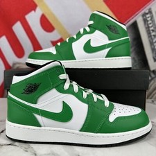 Size 6.5Y - Jordan 1 Mid Lucky Green GS UNRELEASED DQ8423-301