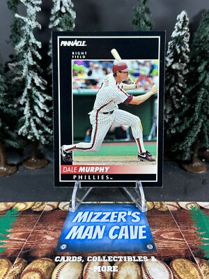 1992 Score Pinnacle Baseball Dale Murphy Phillies Base Card 124