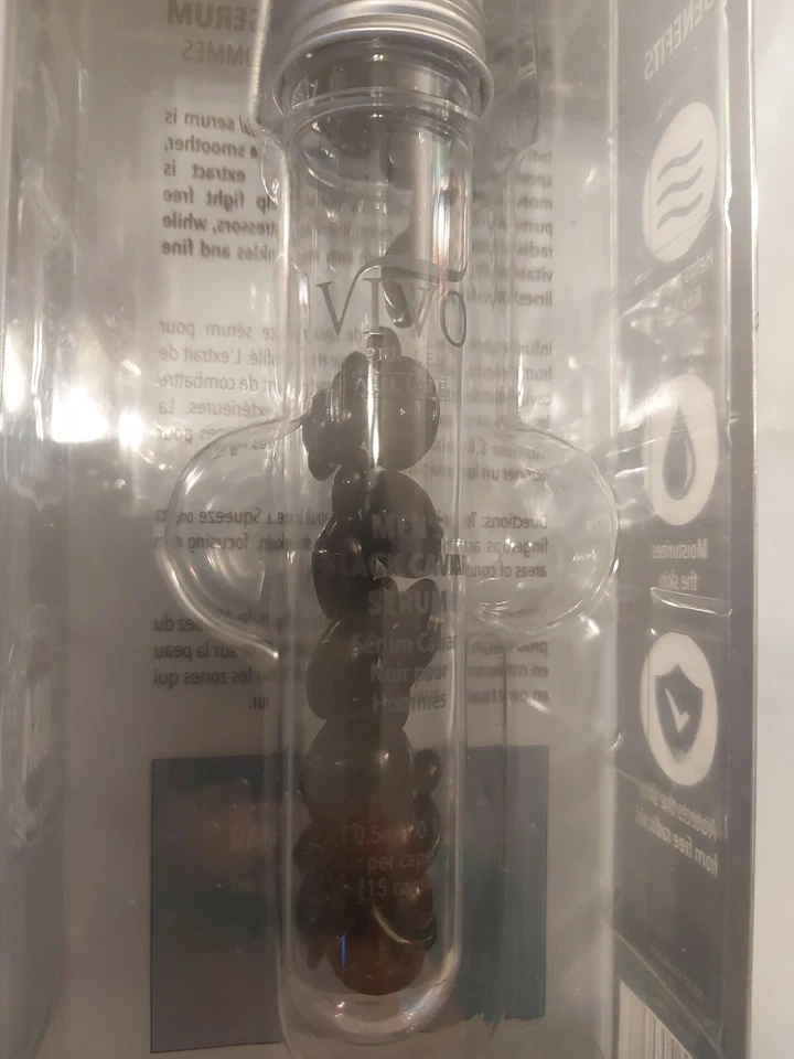 Новая мужская сыворотка для черной икры Vivo Per Lei Allure 15 капсул бесплатная доставка для лица - Изображение 2 из 4