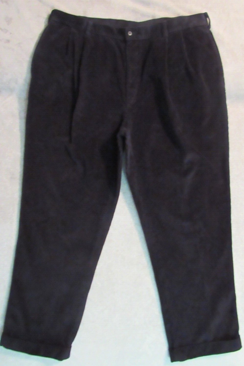 Men's Jos A Bank Dress Pants Corduroys Size 42 X 30 Cotton Dark Navy