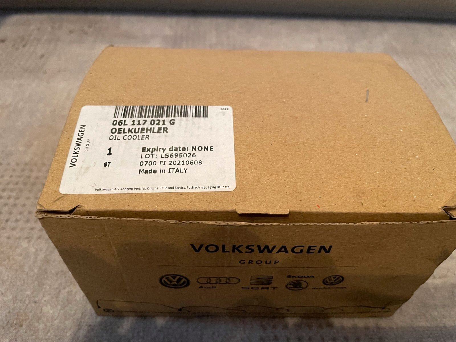 🚩 Audi A4 B9 8W A3 S3 8V Ölkühler 2.0 TFSI - 06L117021G | eBay