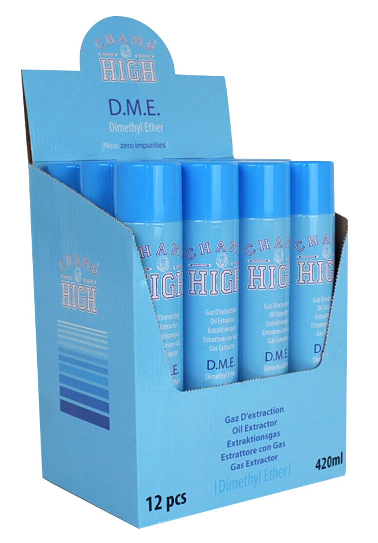 Champ High DME gas dimetil éter 48 x 420 ml gas de extracción 99,9% extractor puro