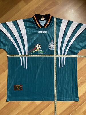 GERMANY 1996 1997 1998 AWAY FOOTBAL SHIRT SOCCER JERSEY ADIDAS sz