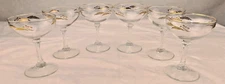 Vintage Lifetime Prairie Gold Wheat Homer Laughlin Champagne Glasses Set Of 6