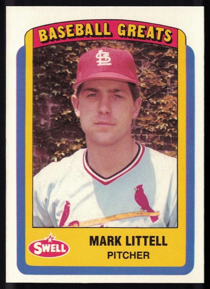 1990 Swell Baseball Greats #112 Mark Littell St. Louis Cardinals