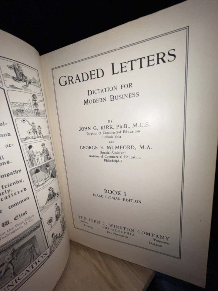 Graded Letters Dictation For Modern Business Book 2 Kirk & Mumford 1932 Winston - Image 3 of 3