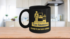 Taza de café de agente de impuestos, taza de contador, idea de regalo de CPA, regalo de temporada de impuestos, graduación