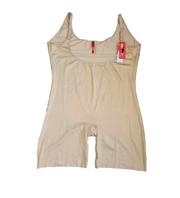 Spanx Slimplicity offener Oberschenkel Body Slipper Anzug Akt Größe US 1X/UK24-26