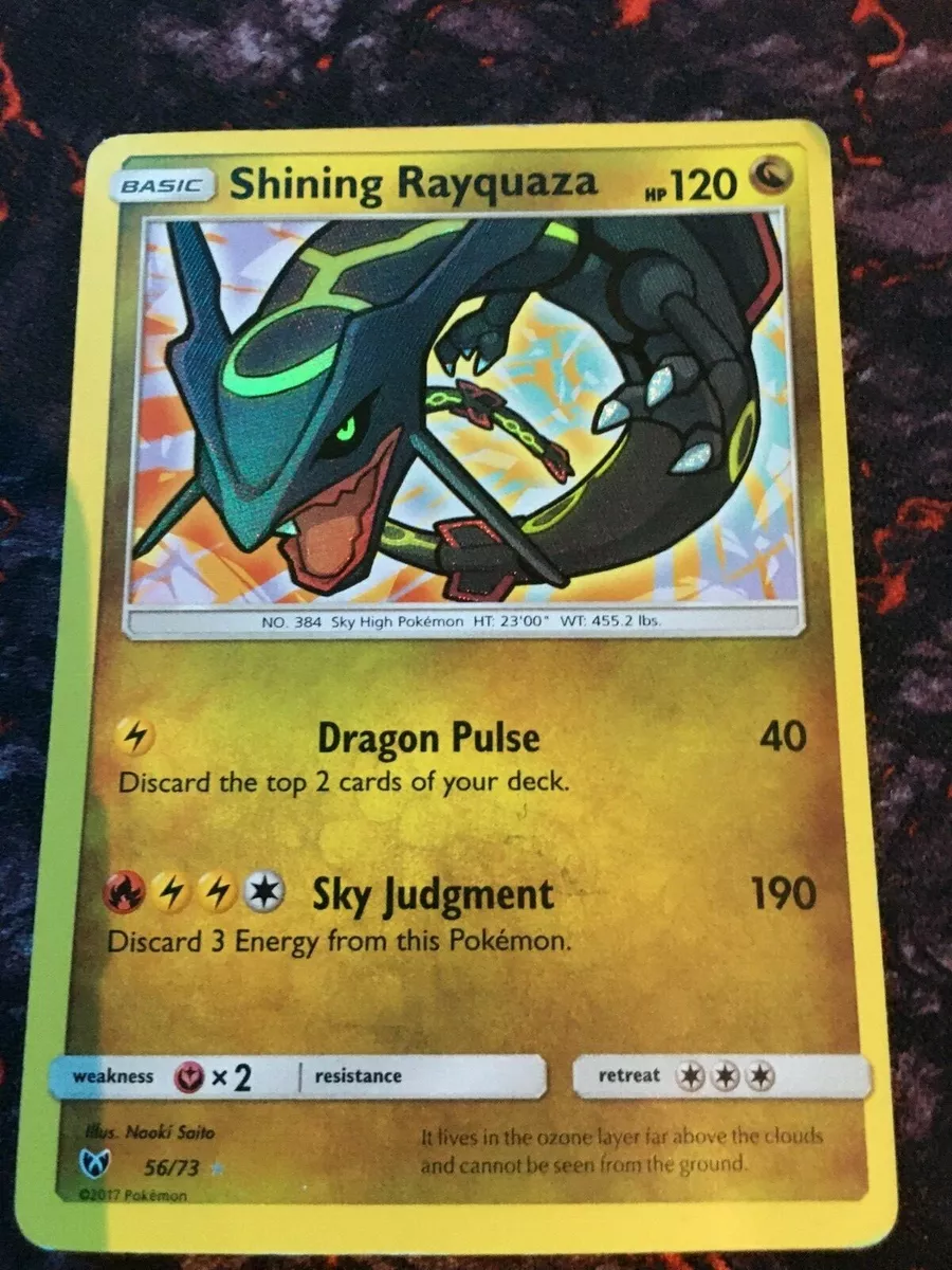 Pikachu's House - Carta de Shining Rayquaza ( Rayquaza Shiny)