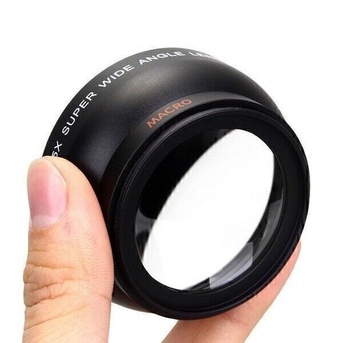 Universal 58mm 0.45x Weitwinkel Makro Objektiv Schwarz Für Canon Sony M9U7 Z2Q0 - Bild 7 von 7