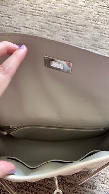 HERMES PHW Mini Berline Shoulder Bag/Crossbody Bag Authentic Color