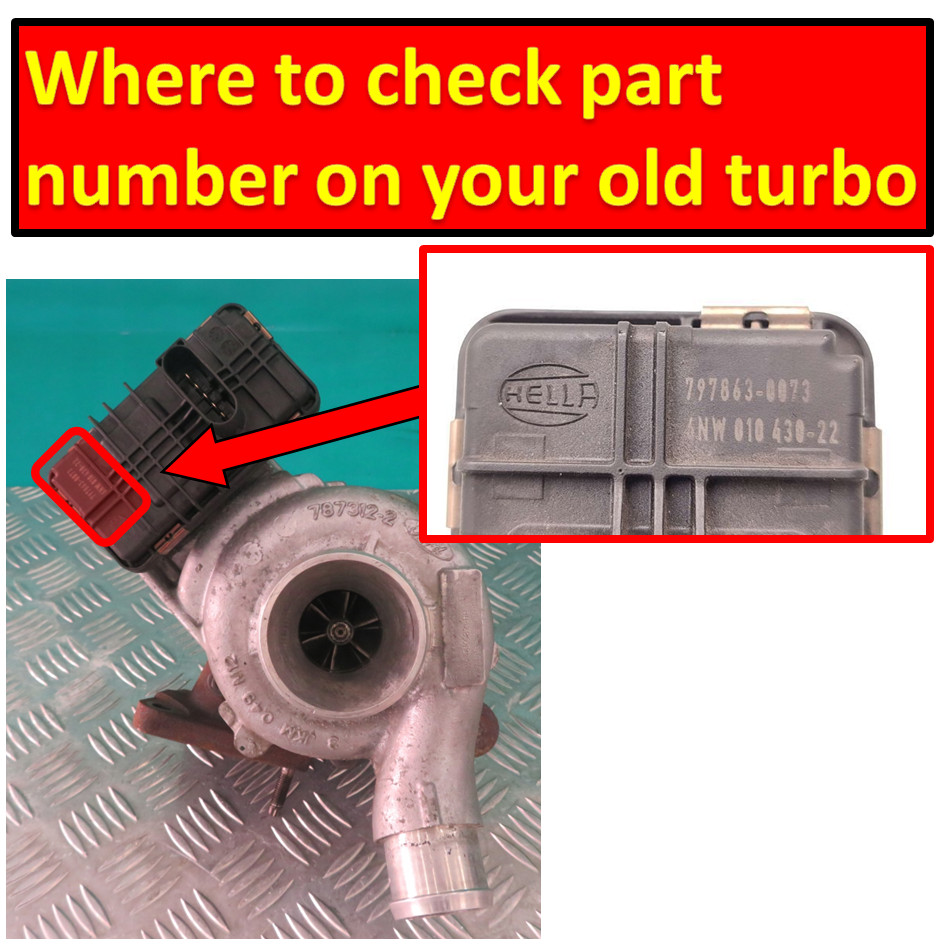 Turbolader Stellantrieb 6NW010430-22 797863-0073 Ford Tourneo  