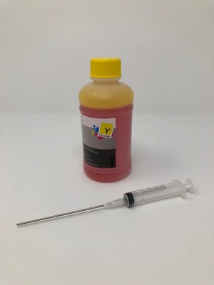 Inchiostro Giallo Sfuso 250ml – Ricarica Per Stampanti HP Officejet – Refill Bottle