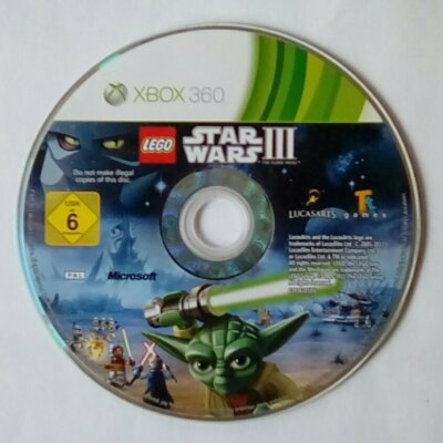 *NUR DISK* Lego Star Wars III 3 The Clone Wars Microsoft Xbox 360