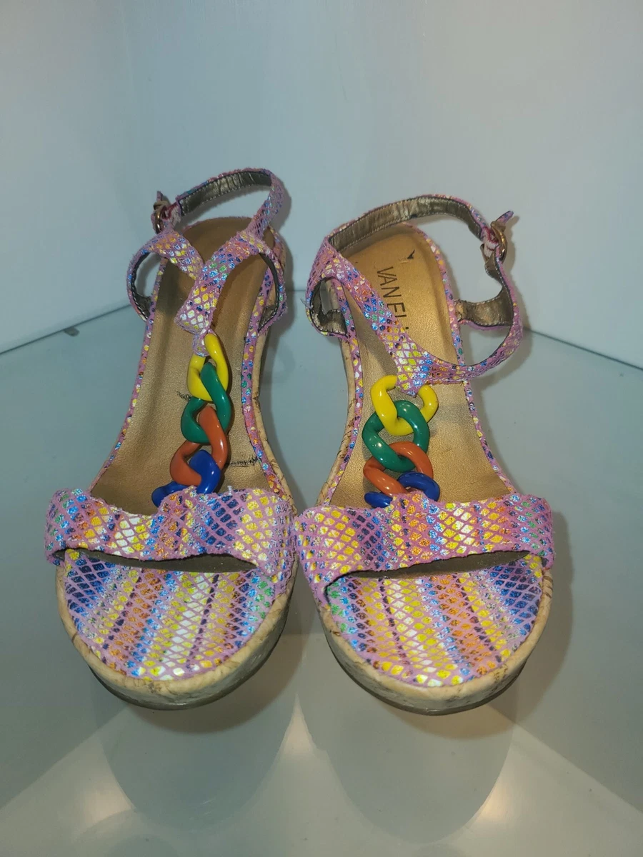 Vaneli hotsell cork sandals