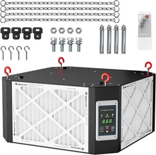 ABESTORM 360° Intake Air Filtr System Purifier Ionizer Woodwork Dust Collector