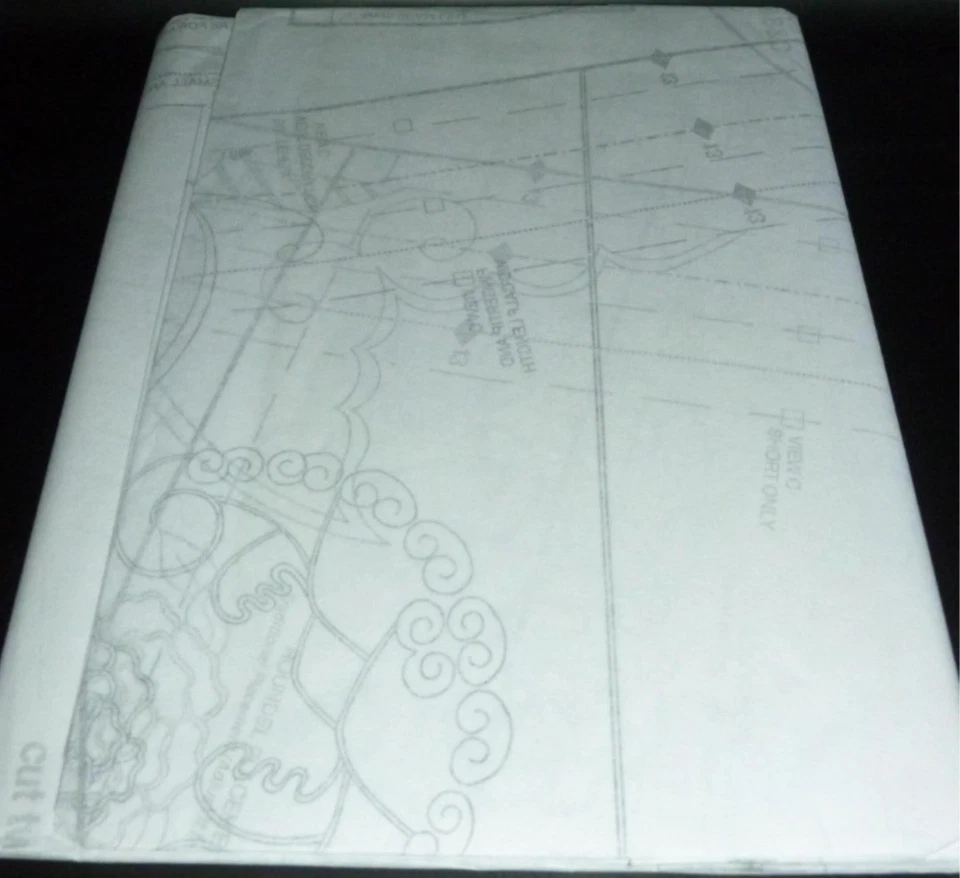 Chinese Lined Unlined Jacket Folkwear 114 Costume Sewing Pattern Women 6-16 VTG - Image 4 of 4