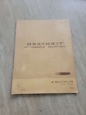 RARE VTG 1965 HEATHKIT Q MULTIPLIER - Model QD-1 25 Assembly Manual
