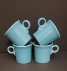 Fiesta O Ring Handle Coffee Cup Mug Turquoise HLC  Fiestaware Drinkware Barware