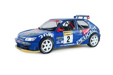 1/18 PEUGEOT 306 MAXI #2 DE AVILES 1997 AZCONA BILLMAIER SOLIDO S180309