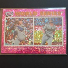 Topps Heritage Sparkle Parallel Glasnow/Smith Dodgers/Blue Jays #312 Baseball