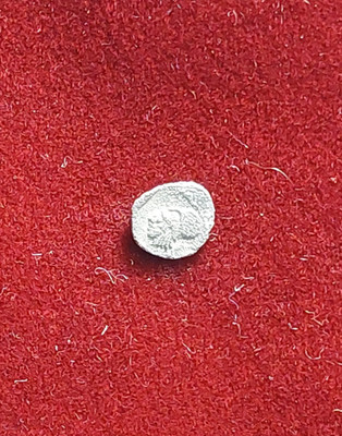 Lampsakos, Mysia 500-330 BC AR hemiobol Athena & Janus Heads Ancient Greek Coin