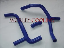NJ-FOR Honda CRF450 CRF450R silicone RADIATOR HOSE Y KIT 2009 2010 2011 BLUE new