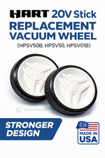 Hart 20v stick replacement vacuum wheel HPSV50B,HPSV50,HPSV01B Stronger design