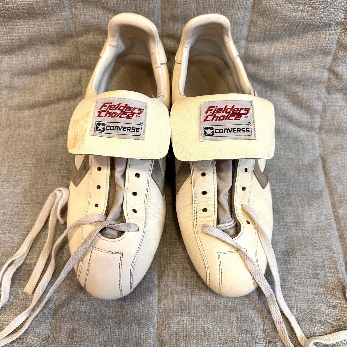 Vintage Converse 1980s Football Shoes Leather Cleats Men's 9 Made