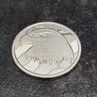 1 Troy Ounce .999 Fine Silver Eagle Coin 1 1/2” Round 1.2 oz 35 Gram Weight