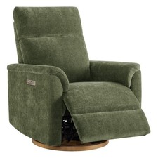 CHITA Power Swivel Glider for Adults with Nightlight, Nursery Recliner Chair