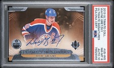 2013 ULTIMATE COLLECTION WAYNE GRETZKY AUTO ON CARD SIGNATURE PSA 8 AUTO 10