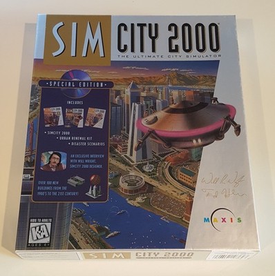 Sim City 2000 Special Edition CD-ROM Mac Complete Maxis