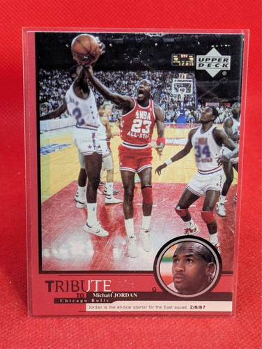 Michael Jordan #4 1999 Upper Deck Jordan Tribute card
