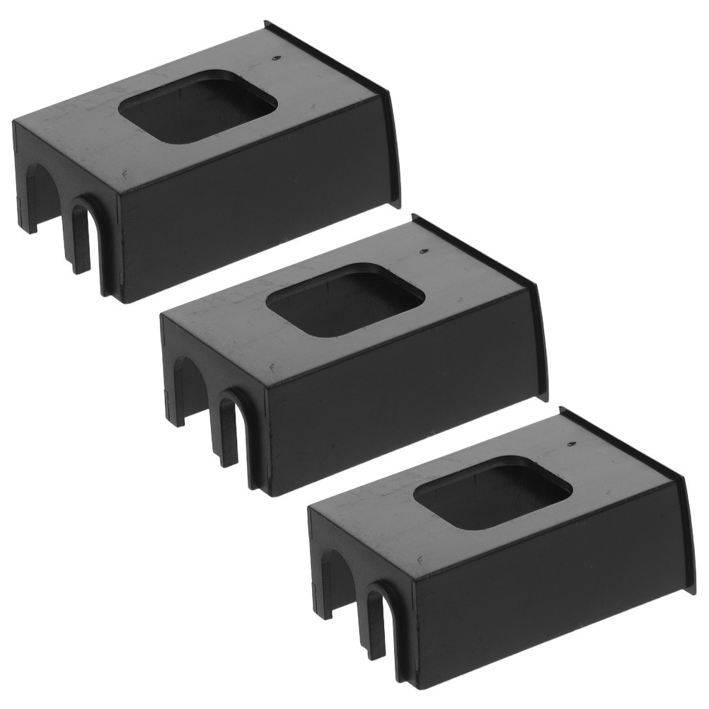 Lot de 3 boîtiers de piles pour micro de guitare boîtier en plastique