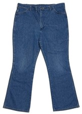 Vintage Maverick Flare Bell Bottom Jeans SCOVILL Zipper  42x32 41x31  USA