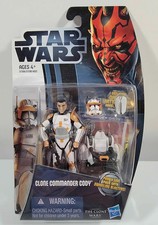 Hasbro 2012 Star Wars Clone Wars Clone Commander Cody Figure CW7 - NEW SEALED