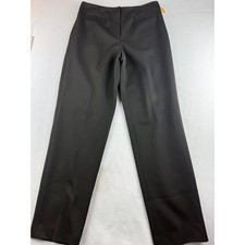 Talbots Women's Stretch Pants Black Size 8 Wide Leg Tailored Trousers